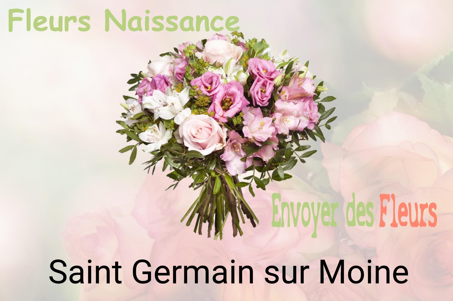 Bouquet de fleurs de naissance livré à Saint-Germain-sur-Moine